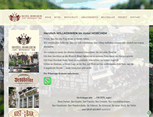 Tablet Screenshot of horchem.com